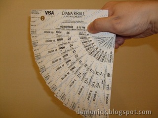 Diana Krall concert tickets