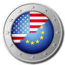 Currency converter mobile app icon