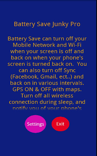 Battery Save Junky Pro