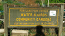 Water And Gibbs Community Garden