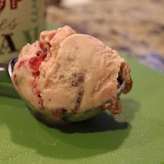 Strawberry Mint Ice Cream