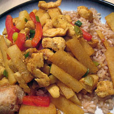 Jicama Chicken Saute