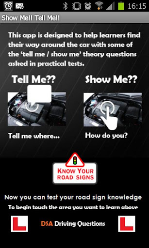 Show Me Tell Me Driving Test