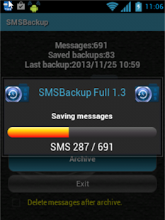 How to mod SMS Backup Lite 1.3 unlimited apk for android
