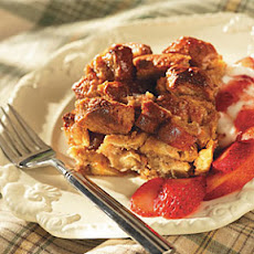 Peanut Butter Breakfast Bread Pudding