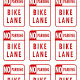 no parking - bike lane