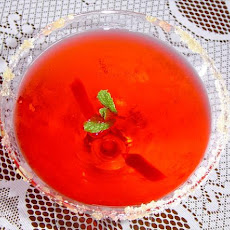 Pomegranate Mojito With Vanilla Sugar
