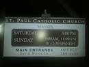 St. Paul Catholic Church Sign