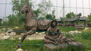 The Man with Horse Statue of Cha Park