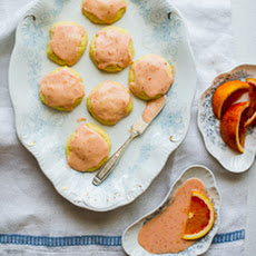Blood Orange Ricotta Cookies with Blood Orange Glaze