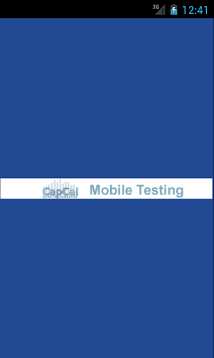 CapCal Mobile Testing