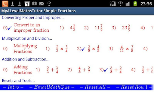 Fractions Practice