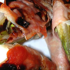 Prosciutto Wrapped Endive W/ Balsamic Fig Reduction - Rachael Ra