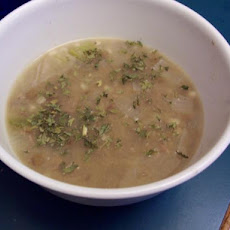 English Beef Soup (Beef & Split Pea)