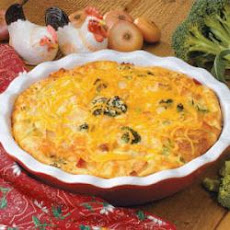 Cheddar Chicken Pie