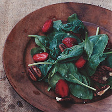 Spinach Salad with Strawberry Vinaigrette
