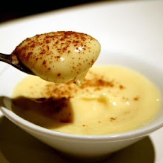 Vanilla-Scented Pots De Creme With Raspberries