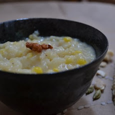 Sweet Corn & rice pudding