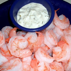 Boiled Shrimp With Caper Tartar Sauce