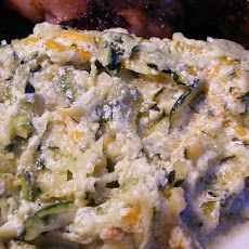 Baked Zucchini Cheddar Casserole