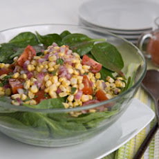 Summer Spinach & Corn Salad