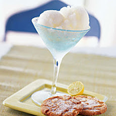 Key Lime Sorbet with Gingersnaps