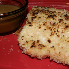 Macadamia Crusted Salmon With Kahlua Butter Sauce