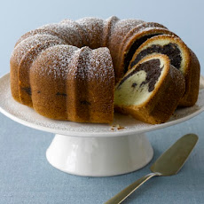Rum-Scented Marble Cake