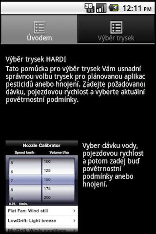 【免費生產應用App】Výběr trysek-APP點子