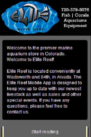 Elite Reef Marine Reef Store