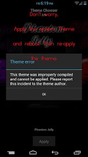 How to mod Red Zenergy AOKP/CM Theme 1.7 apk for bluestacks