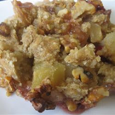 Apple, Cranberry, and Pear Crisp