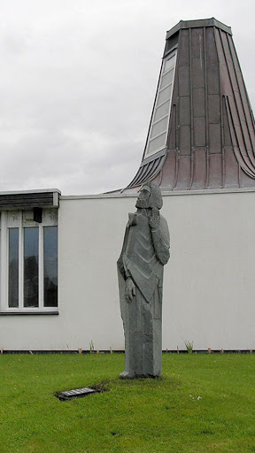 St Davids Church Statue