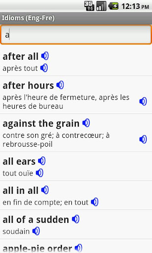 English-French Idioms