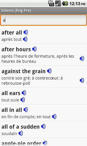 【免費教育App】English-French Idioms-APP點子