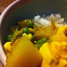 Tofu and Pea Curry