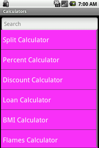 Many to one Calculators