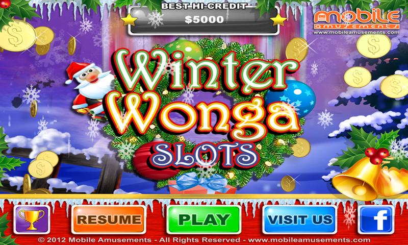 Android application Winter Wonga Slots screenshort