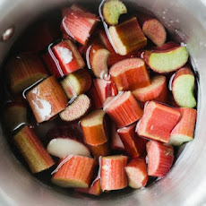 Rhubarb Floats
