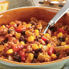 Black Bean, Corn and Turkey Chili