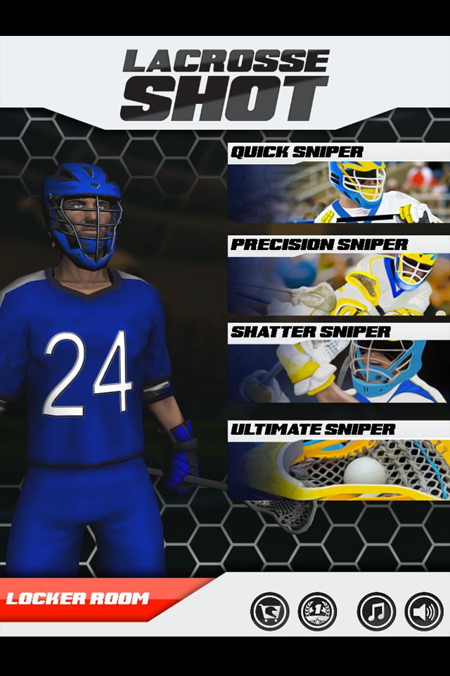 Android application Lacrosse Shot screenshort