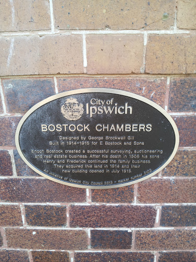 Bostock Chambers Plaque