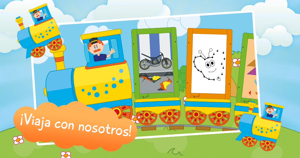 Android application Game Train for Kids - Free screenshort