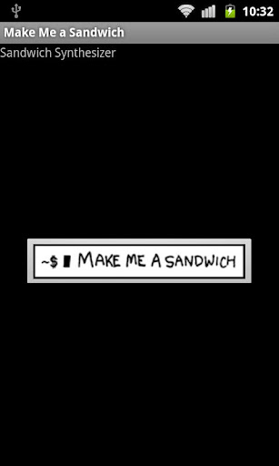 Make Me a Sandwich