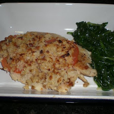 Tomato Walnut Tilapia