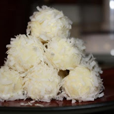 White Chocolate Limoncello Truffles