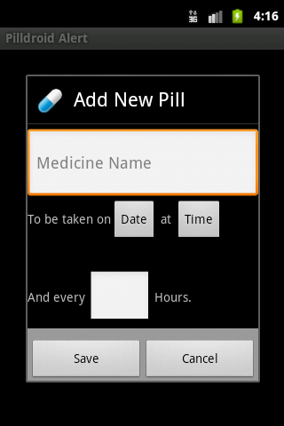 PillDroid Alert ads