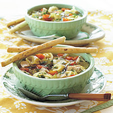 Chicken-Tortellini Soup