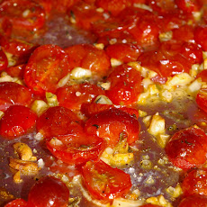 Heirloom Red Quinoa with Roasted Tomatoes and Chick Peas