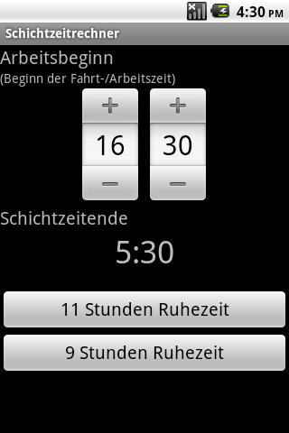 Schichtzeitrechner